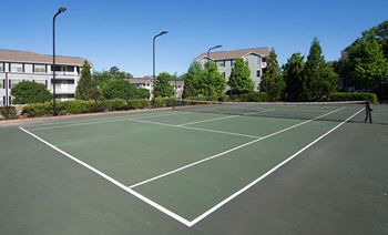 Two tennis courts